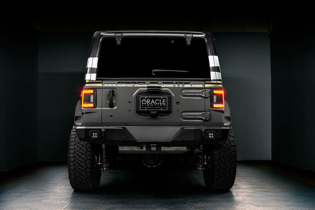 Oracle Lights LIGHTING FLUSH MOUNT LED TAIL LIGHTS FOR JEEP WRANGLER JL - TINTED 5884-504-T