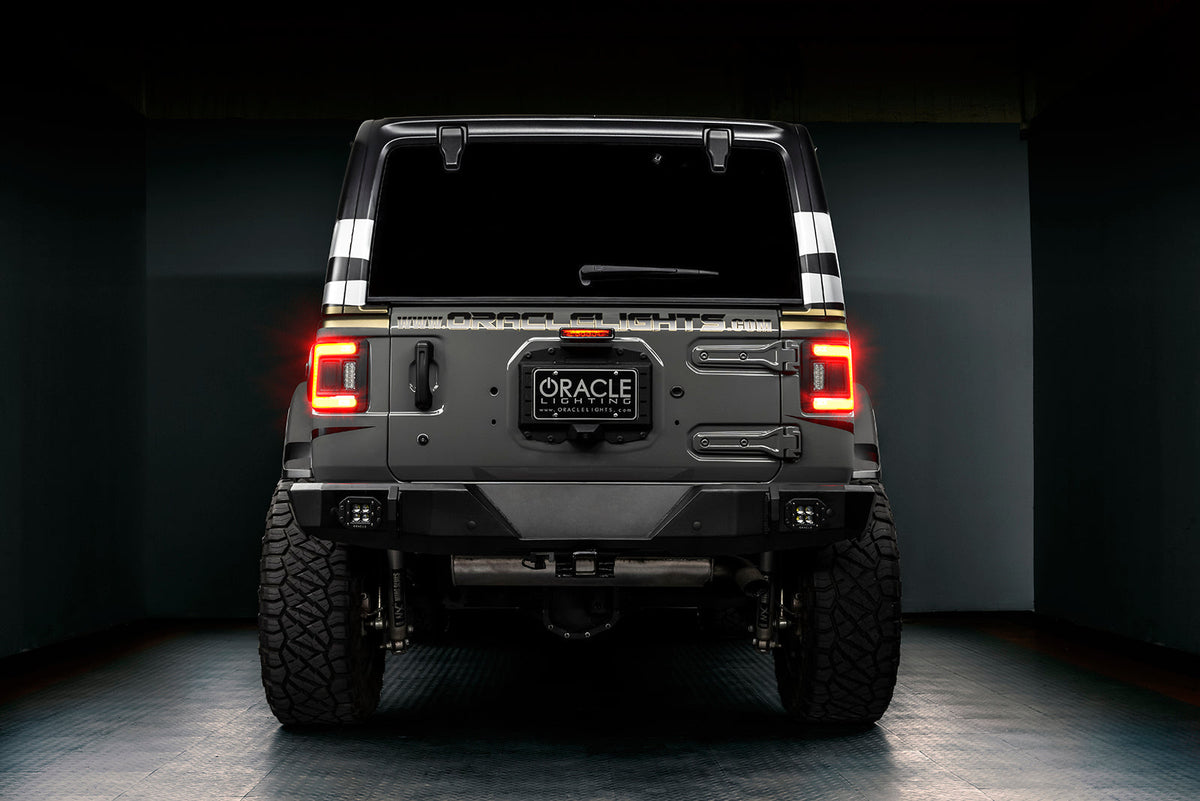 Oracle Lights LIGHTING FLUSH MOUNT LED TAIL LIGHTS FOR JEEP WRANGLER JL - TINTED 5884-504-T